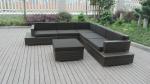 6pcs modern wicker sofa furniture