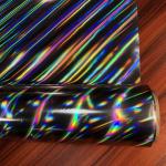 Transparency Opaque Metallized Plastic Film Customized Holographic Lamination