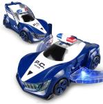 360 Rotation Electric Police Car Vehicle LED Music Kids Educational Toys