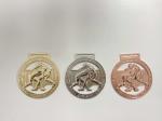Custom Logo Sports Stamping Press Honorary Custom Event Medals Golden Cool