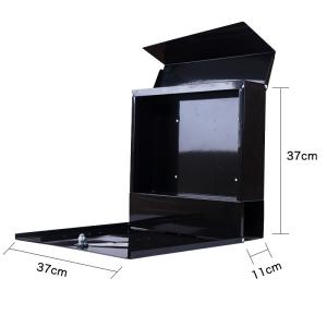 Quality Outdoor Wall Mounted Post Box Waterproof Residential Galvanized Metal Mailbox wholesale