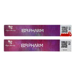 Quality Adhesive QR Code Label Security Trademark Custom Sticker Printing wholesale