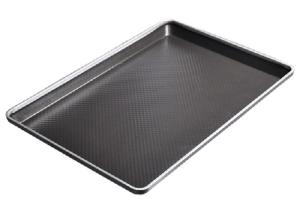 Quality Black Non Stick Baking Tray Thickness 0.7 mm Greaseproof For Bread Cake wholesale