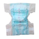 50pcs/bag B Grade Disposable Baby Diaper Stock Lot with Green ADL in Transparent