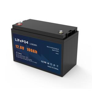 Quality LFP 12v 100ah Lifepo4 Lithium Battery 20a Rechargeable Personalized Customization wholesale