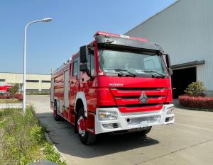 Quality HOWO 8 TON Foam Fire Truck 228kw 6x4 For Fire Fighting Emergency Rescue wholesale