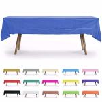 Embossing PEVA Disposable Solid Table Cover Plain Dyed