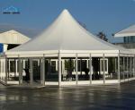 Waterproof Hexagonal Marquee Sandwitch Solid Wall Noise Resistant