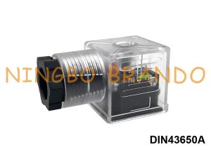 Quality DIN43650A Solenoid Valve Coil Connector Transparent DIN 43650 Form A wholesale