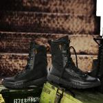 6 Inch Side Zip Tactical Boots Military Under Armour Waterproof Leather