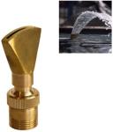 1" Fully Brass Adjustable Direction Fan Water Fountain Nozzle Jet Water Pond