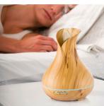 Ultrasonic Wood Grain 400ml Aroma Essential Oil Diffuser