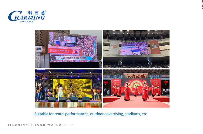 Back Service P3.91 Outdoor LED Screen Wall Rental For Concert Background