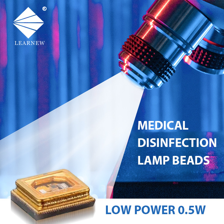 Multiple Wavebands UVC LED Chips , 0.5w-10w 220-280nm 250-260nm 3535 LED Chip