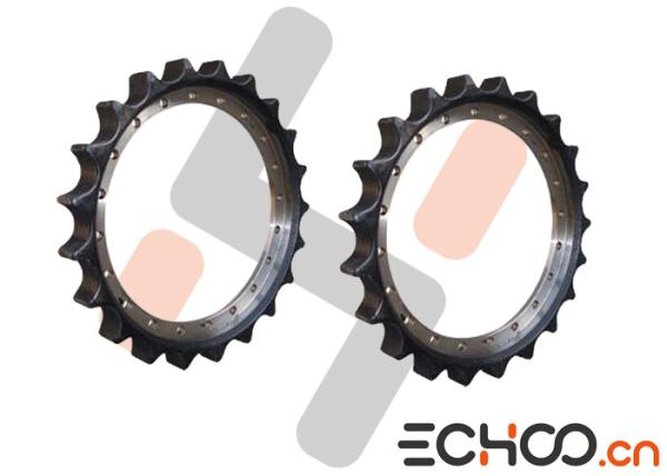 EC345 Metric Roller Chain Sprockets / Stainless Steel Track Rollers High