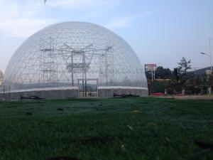Quality Aluminum Alloy Frame Large Dome Tent House 25 Meters Movable For Big Campaign wholesale