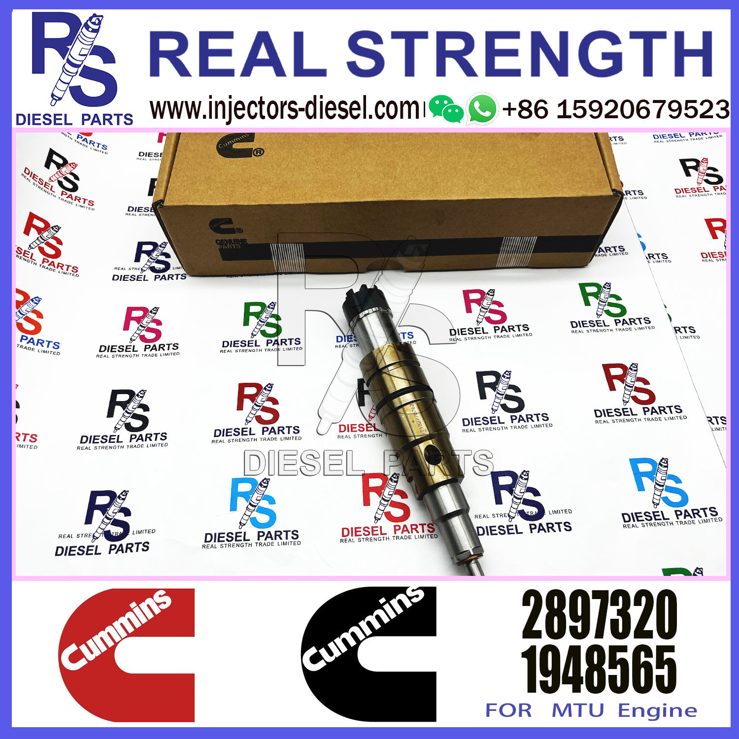 Common Rail Diesel Fuel Injector for ISX15 XPI 2872405 2894920 2897320