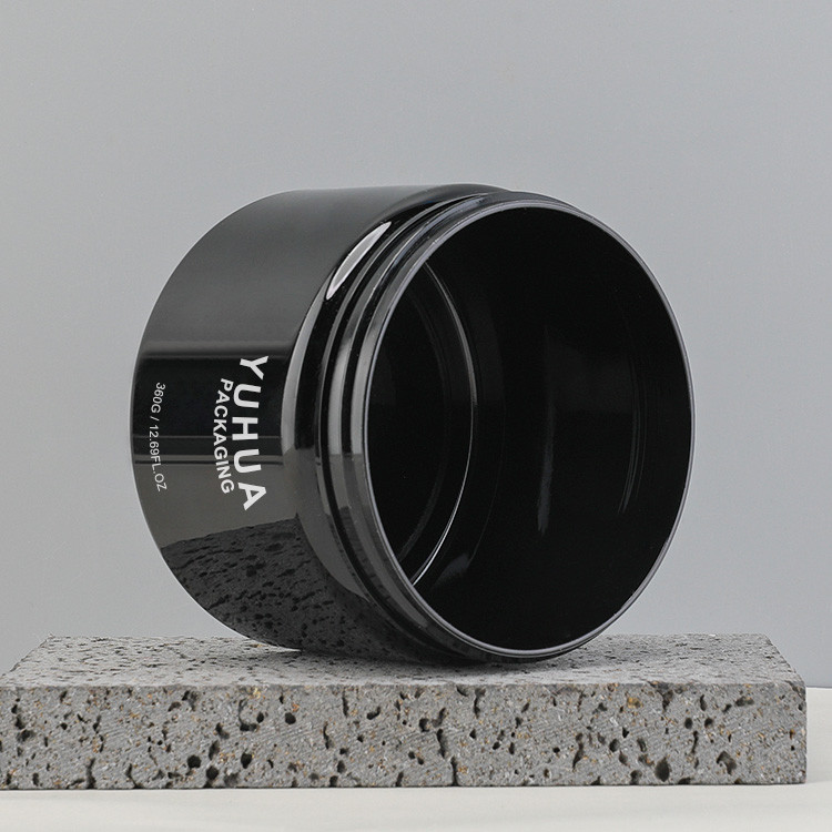 360g 480g Luxury Cosmetic Containers Recycled Facial Mask Packaging Jar With Flat Top Cap