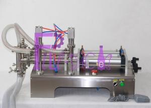 Quality Pneumatic Liquid Filling Divice Double Heads 1000BPH Beverage wholesale