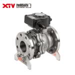 High Platform Flanged Floating Ball Valve 150LB with Durable Stainless Steel