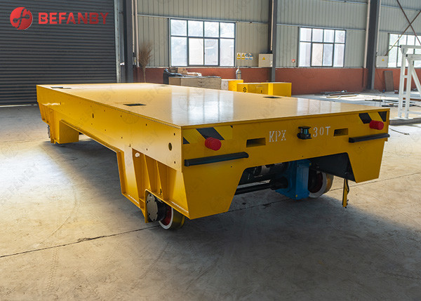 Electric Industrial Battery Tracked Carts 20m / Min With 1ton Load Capacity
