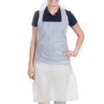 Durable Eco Friendly Disposable Plastic Gowns 70x120cm Machine - Made Style