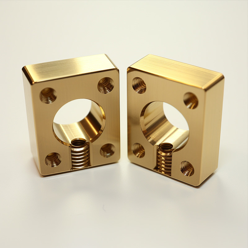 Custom Brass Machining Parts Milling CNC Parts Milled Metal CNC Service