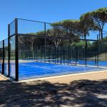 Weatherproof Padel Tennis Single Court LED Lighting Panoramic