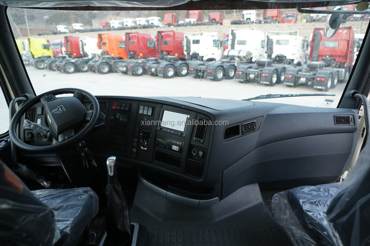 Second Hand 6*4 10 Wheeler 400HP Howo NX Horse Tractor Trucks With Manual Window WEICHAI Engine