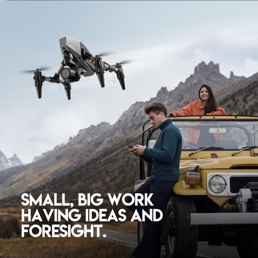 HUGTEC XD1 4k Camera Folding Mini Drone Pro Dual Headless Mode 45 mins Charging Time for Incredible Performance