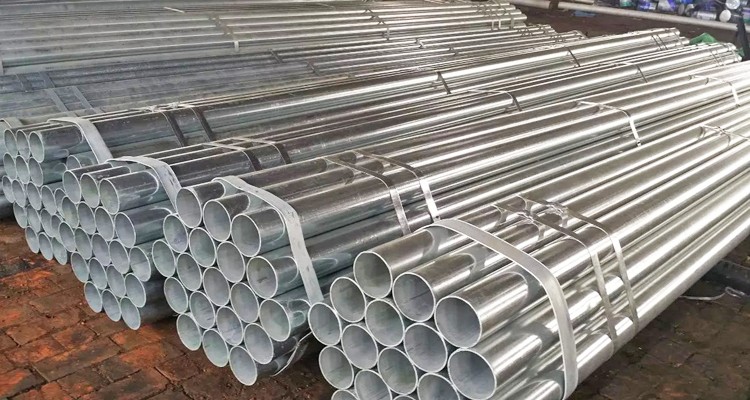 S235JR hot dipped galvanized steel tube