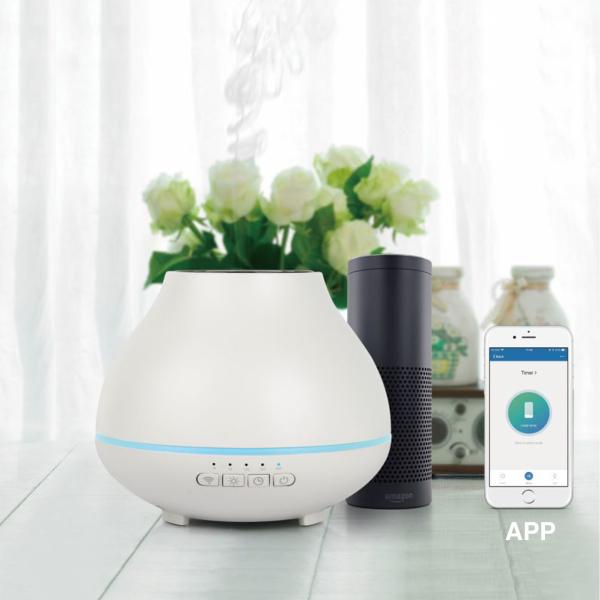Delko ultrasonic aroma diffuser - humidifier essential oil aromatherapy lamp