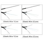 Indoor Outdoor Fiber Optic Cable Single Mode Multi Mode 1 2 4 Cores White GJYXCH