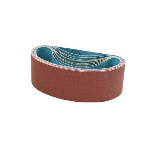 Quality 75x533mm Aluminum Oxide Sanding Belts X-Wt Cloth 3 X 21 Sanding Belts wholesale