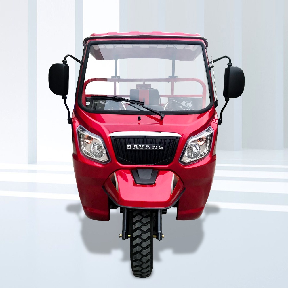300cc DAYANG Five Wheel Auto Self Dumping Cargo Tricycle with Roof and 3 Wheel Design