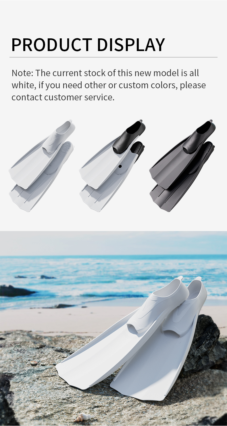Full Foot Pocket TPR TPE Diving Scuba Swim Fins For Childrens Men Women