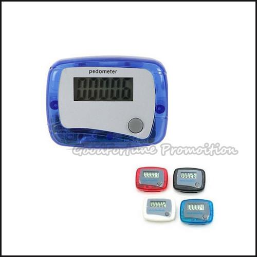 hot sale cheap promotional ABS portable waist clip hanging pedometer gift
