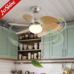 30 Inch Traditional Indoor LED Ceiling Fan Remote Control 6 Speed DC Motor