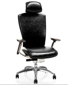 Quality New Design Italian Genuine Leather Ergonomic Executive Chair wholesale