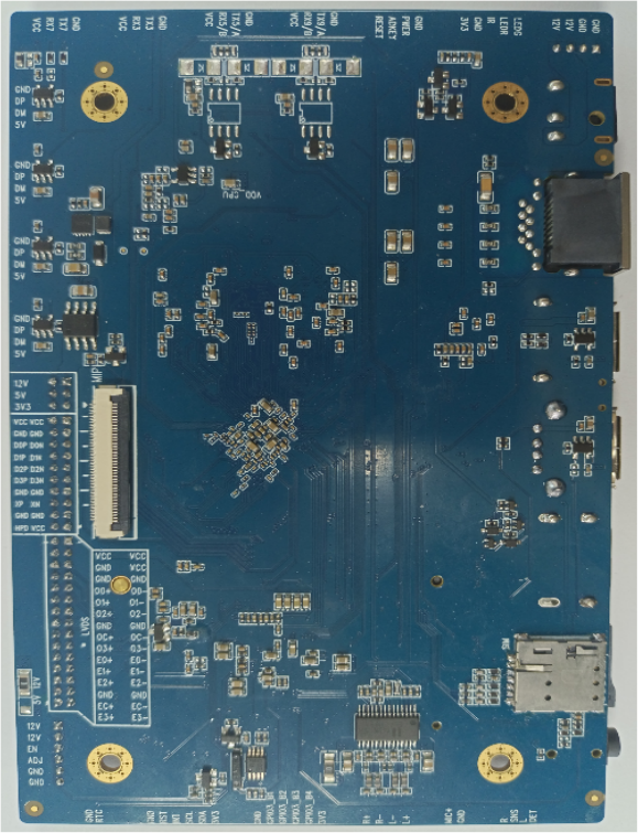 High Stability Embedded Android Motherboard RK3566 Grade For 7x24 Hour Vending Machines