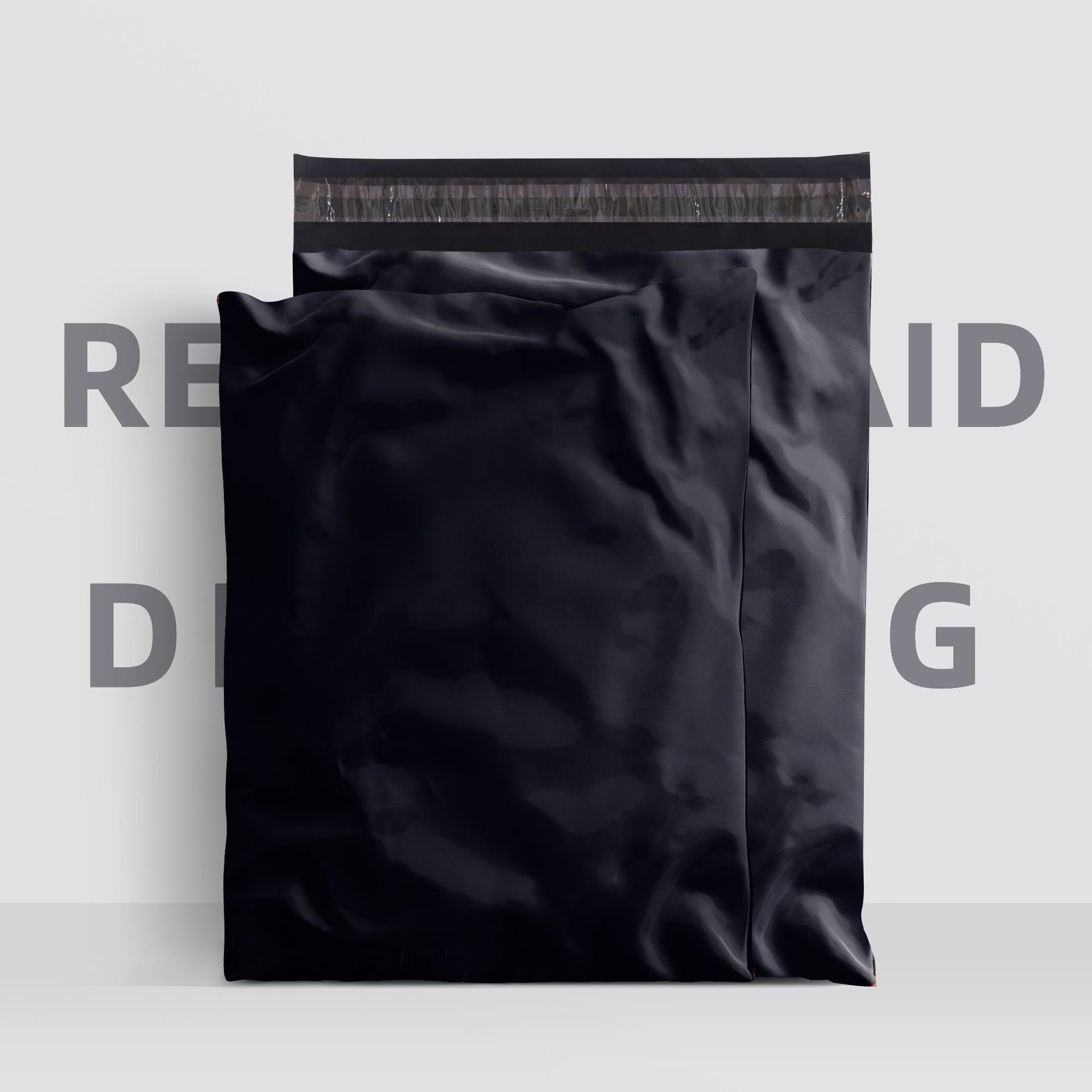 Customized Biodegradable Courier Bags With Photooxygen Degradation And Self Sealing Strip