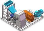 High Pressure Grinding Rolls Sand Manufacturing Plant 400kw Power ISO9001