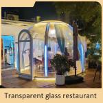 Outdoor Villa Hotel Bubble Room Transparent tent Glass celebrity Restaurant Sun