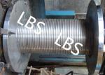 Galvanized Heavy Duty Rope Winch Drum Sleeves For Marine Ship And Tower