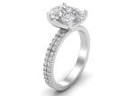 6×8MM 14K Solid Gold Jewellery 20pcs With Oval 1.5ct Diamond