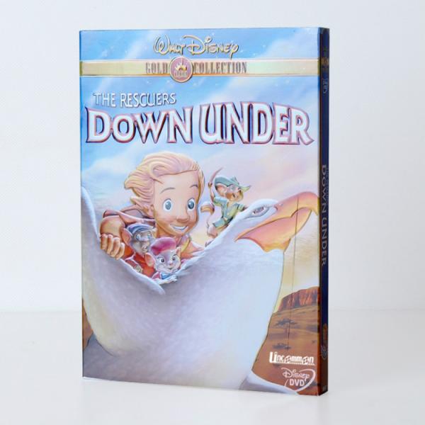 The Rescuers Down Under disney dvd movie children carton dvd with slipcover free