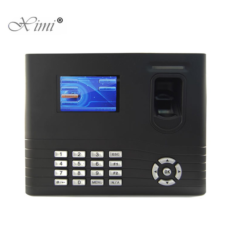 Linux System Color Screen ZK TCP/IP Fingerprint And RFID Card Time Attendance And Access Control Terminal WIth Back Up Battery