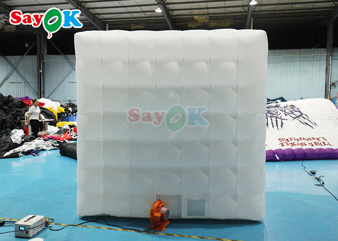 Led Light Inflatable Marquee Tent Children Inflatable Cube Party Nightclub Tent