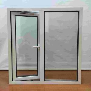 Quality Surface Mounting Aluminium Glass Window White Aluminum Casement Window Customizable wholesale