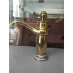 Large Capacity Brass Zinc Alloy Water Tap Faucet Gold Color PVD Vacuum Coating